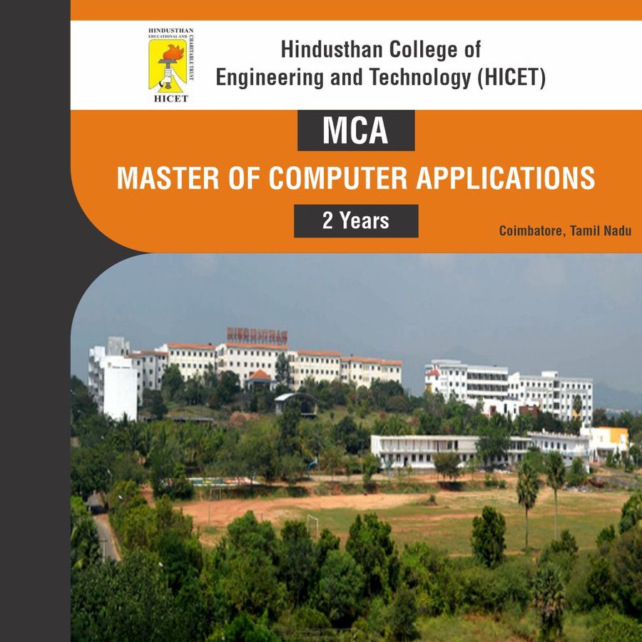 Master of Computer Applications [MCA] at Hindusthan College of Engineering And Technology, Coimbatore